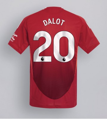 Manchester United Diogo Dalot #20 Hjemmebanetrøje 2024-25 Kort ærmer